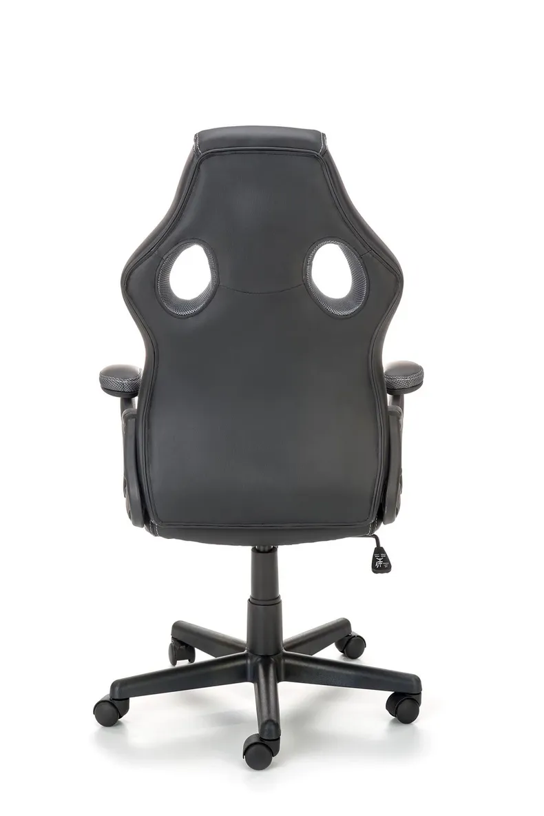 Кресло компьютерное HALMAR BERKEL, черный/серый фото №2