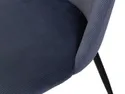 BRW Мягкое кресло Nildo вельветовое серое, серый/черный LOYD_GREY_9 фото thumb №4