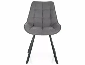 Кухонний стілець SIGNAL Corso Vardo, тканина: сірий фото
