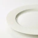 IKEA OFANTLIGT ОФАНТЛИГТ, тарелка, белый, 28 см 603.190.24 фото thumb №3