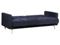 BRW Трехместный диван-кровать Leto с контейнерным пледом синий, Rosario 465 Navy/Rosario 453 Grey WE-LETO-G1_B93D7F фото thumb №4