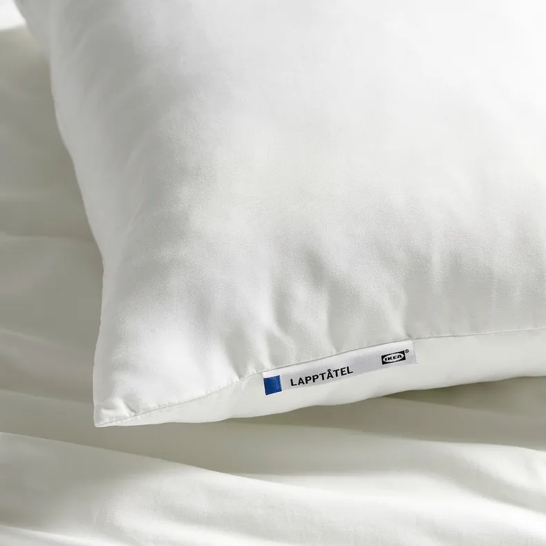 IKEA LAPPTÅTEL ЛАППТОТЕЛЬ, подушка, висока д / сну на боці / спині, 50x60 см 404.603.68 фото №2
