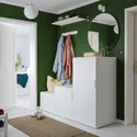 IKEA PLATSA ПЛАТСА, гардероб із 2 дверцятами+2 шухлядам, білий/ФОННЕС білий, 180x57x123 см 794.369.14 фото thumb №2