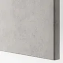 IKEA BESTÅ БЕСТО, шафа навісна із 2 дверцятами, білий КАЛЛЬВІКЕН / світло-сірий під бетон, 60x22x128 см 494.219.71 фото thumb №4