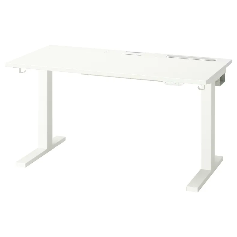 IKEA MITTZON МИТТЗОН, стол / трансф, электрический белый, 120x60 см 895.261.22 фото №2