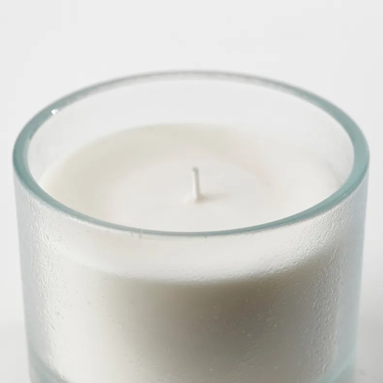IKEA ADLAD АДЛАД, ароматизована свічка у склянці, скандинавський ліс / білий, 50 Години 405.021.46 фото №6
