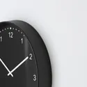 IKEA BONDIS БУНДИС, настенные часы, низкое напряжение / черный, 38 см 105.430.92 фото thumb №4