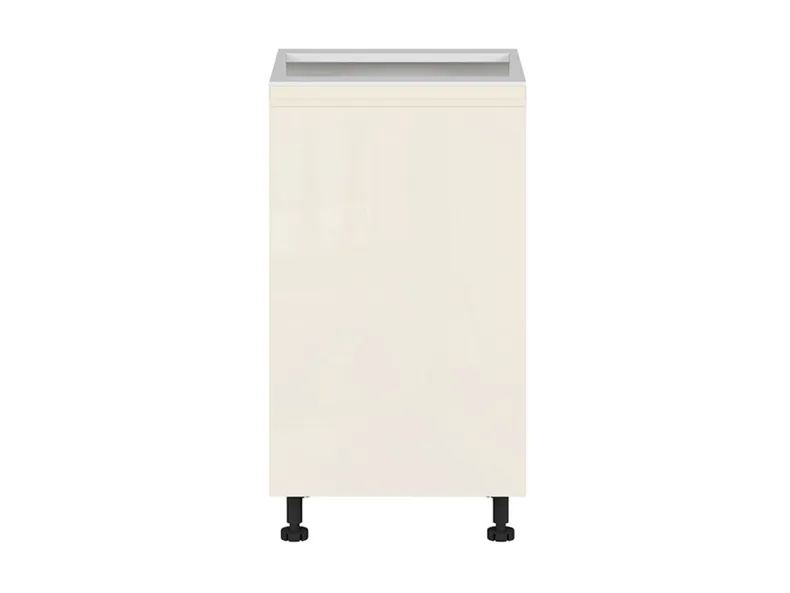 BRW Кухонный базовый шкаф Sole 45 см правый магнолия глянцевый, альпийский белый/магнолия глянец FH_D_45/82_P-BAL/XRAL0909005 фото №1