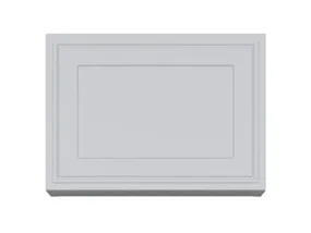 BRW Верхня кухонна шафа Verdi 50 см, перекидна, попелясто-сіра матова, гренола сірий/світло-сірий матовий FL_GO_50/36_O-SZG/JSZM фото