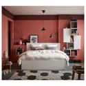 IKEA MALM МАЛЬМ, каркас кровати, белый / Лурой, 160x200 см 290.024.33 фото thumb №2