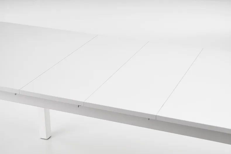 Кухонний стіл розкладний HALMAR FLORIAN 160-228x90 см, стільниця - білий, ніжки - білі фото №5