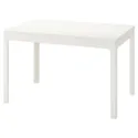 IKEA EKEDALEN ЕКЕДАЛЕН, розкладний стіл, білий, 120 / 180x80 см 703.408.07 фото thumb №1