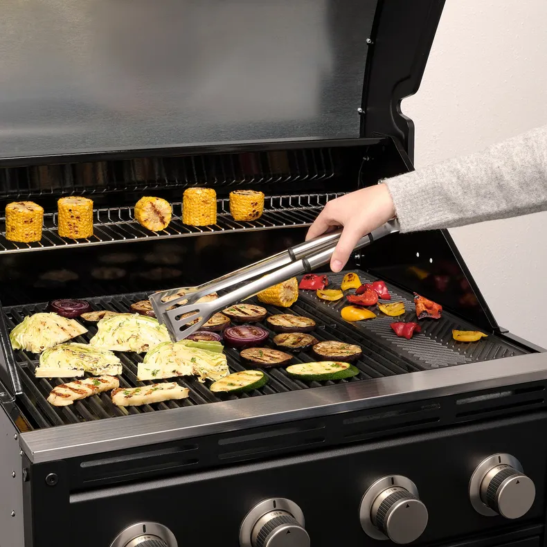 IKEA GRILLTIDER ГРИЛЛЬТИДЕР, аксессуары для гриля, 2 предм., нержавеющая сталь 305.647.19 фото №2