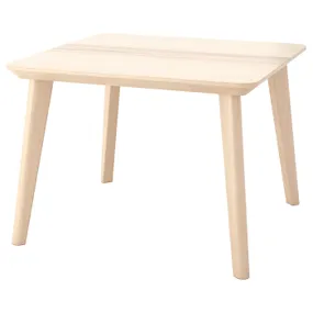IKEA LISABO ЛИСАБО, журнальный стол, ясеневый шпон, 70x70 см 902.976.57 фото