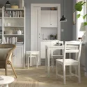 IKEA HAUGA ХАУГА, стол, белый, 74x74 см 905.767.19 фото thumb №2