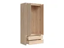 BRW Kaspian 90 см двухдверный шкаф с ящиками дуб сонома, дуб сонома SZF2D2S-DSO/DSO фото thumb №3