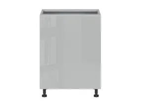 BRW Базовый шкаф Top Line для кухни 60 см левый серый глянец, серый гранола/серый глянец TV_D_60/82_L-SZG/SP фото