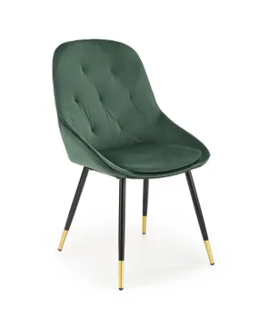 Кухонний стілець HALMAR K437 темно-зелений (1шт=2шт) фото