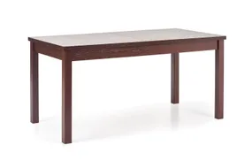 Кухонний стіл HALMAR MAURYCY 118-158x75 см темний горіх фото