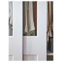 IKEA GRIMO ГРИМО, пара раздвижных дверей, стекло / белый, 200x236 см 005.453.03 фото thumb №2