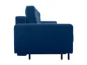 BRW Трехместный диван-кровать Bloom с велюровым хранилищем, темно-синий, Соло 263 синий SO3-BLOOM-LX_3DL-G1_B87958 фото thumb №3