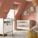 IKEA ÄLSKVÄRD ЕЛЬСКВЕРД, ліжко для немовлят, береза/білий, 60x120 см 503.148.09 фото thumb №5