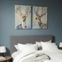 IKEA PJÄTTERYD ПЬЕТТЕРИД, картина, разноцветные олени, 50x70 см 105.180.40 фото thumb №3