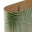 IKEA NÄBBFISK НЕББФІСК, підставка для серветок, папір / візерунок зелений, 15x22 см 905.697.47 фото thumb №2
