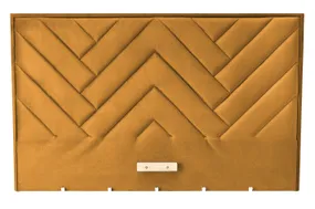 Изголовье кровати HALMAR MODULO W1 160 см горчичьного цвета. Монолит 48 фото