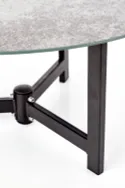 Комплект журнальних столів HALMAR TWINS 70x70 см, колір : графітовий / коричневий / чорний фото thumb №10
