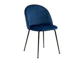 BRW Кресло с бархатной обивкой Luis темно-синего цвета DUBLIN_DARK_BLUE_49 фото