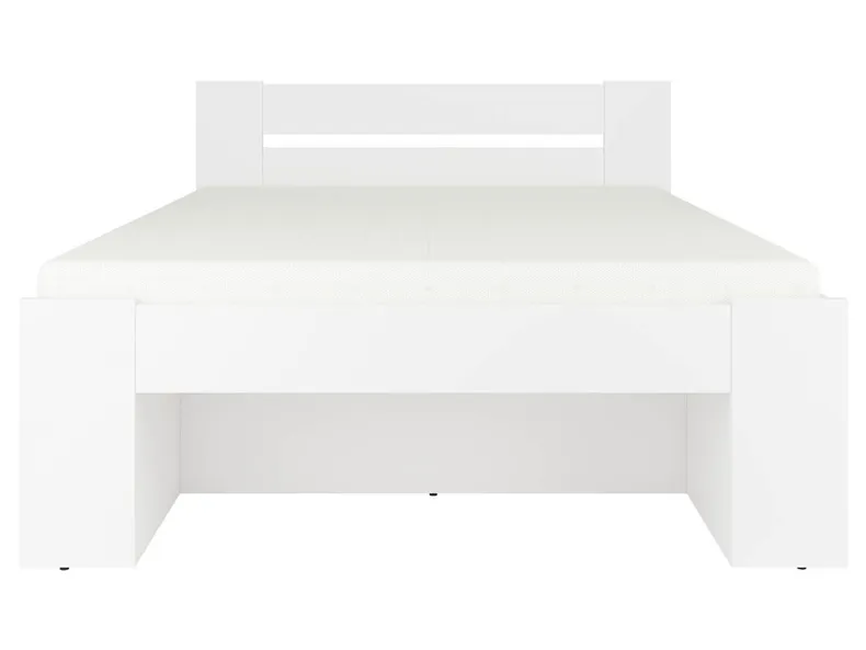 BRW Ліжко двоспальне з ламелями BRW NEPO PLUS 140х200 см, білий LOZ3S-BI фото №2