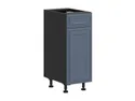 BRW Кухонный цокольный шкаф Верди 30 см правый с ящиком Мистик матовый, черный/матовый FL_D1S_30/82_P/SMB-CA/MIM фото thumb №2