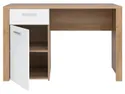 Письмовий стіл BRW BALDER 120х77 см, дуб рів'єра/білий глянець BIU/120-DRI/BIP фото thumb №4