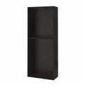 IKEA METOD МЕТОД, каркас высокого шкафа, под дерево черный, 80x37x200 см 002.125.73 фото thumb №1