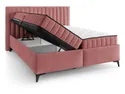 BRW Кровать двуспальная с 2 матрасами и подъемным механизмом BRW JOY, 180x200 см, розовый LO_KT-JOY-180X200-G2-ELEMENT_10 фото thumb №2
