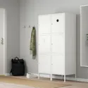 IKEA HÄLLAN ХЕЛЛАН, комбінація д/зберіган з дверцятами, білий, 90x47x167 см 892.493.99 фото thumb №3