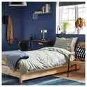 IKEA UTÅKER УТОКЕР, штабелируемые кровати с 2 матрасами, сосна / Афьель средней твердости, 80x200 см 895.215.15 фото thumb №8