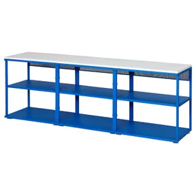 IKEA PLATSA ПЛАТСА, открытый стеллаж, голубой, 180x42x63 см 395.217.25 фото