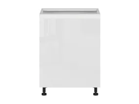 BRW Базовый шкаф для кухни Sole 60 см левый белый глянец, альпийский белый/глянцевый белый FH_D_60/82_L-BAL/BIP фото