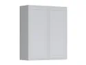 BRW Верхний шкаф для кухни Verdi 80 см двухдверный светло-серый матовый, греноловый серый/светло-серый матовый FL_G_80/95_L/P-SZG/JSZM фото thumb №2