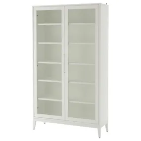 IKEA REGISSÖR РЕГІССЕР, шафа зі скляними дверцятами, білий, 118x203 см 303.420.78 фото