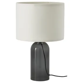 IKEA TONVIS ТОНВІС, настільна лампа, тоноване скло / біле, 52 см 304.504.02 фото