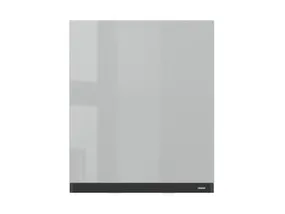 Кухонна шафа BRW Top Line 60 см з витяжкою права глянцевий сірий, гренола сірий / глянцевий сірий TV_GOO_60/68_P_FL_BRW-SZG/SP/CA фото