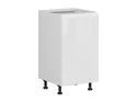 BRW Базовый шкаф для кухни Sole 45 см правый белый глянец, альпийский белый/глянцевый белый FH_D_45/82_P-BAL/BIP фото thumb №2