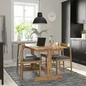 IKEA NACKANÄS НАККАНЭС, стол, акация, 140x76 см 405.110.56 фото thumb №2