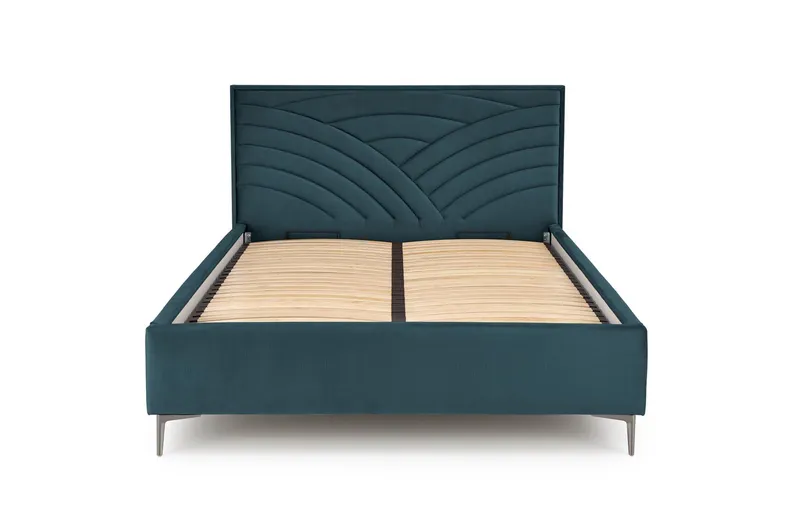 Узголів'я ліжка HALMAR MODULO W3 160 см темно-зеленого кольору. Моноліт 37 фото №5
