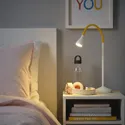IKEA NÄVLINGE НЭВЛИНГЕ, светодиодная настольная лампа, Желтый/белый 805.747.11 фото thumb №3