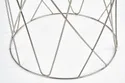 Журнальный столик HALMAR SELENA 55x55 см, каркас - хром, стекло - дымчатое фото thumb №5