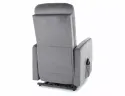 Раскладное кресло бархатное SIGNAL LETO Velvet, Bluvel 14 - серый фото thumb №3